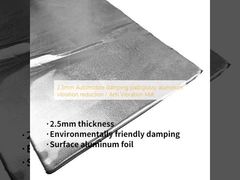 2.5 mm Pad de amortecimento de automóveis/redutor de vibração de alumínio brilhante/Mat Anti-Vibração