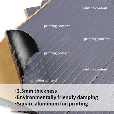 Bom preço 2.5mm pad de amortecimento de vibrações ambientalmente amigável para automóveis / tapete de proteção acústica para automóveis on-line