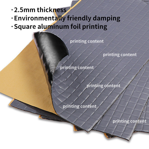 2.5mm aluminum foil automobile vibration reduction pad / Anti Vibration Mat